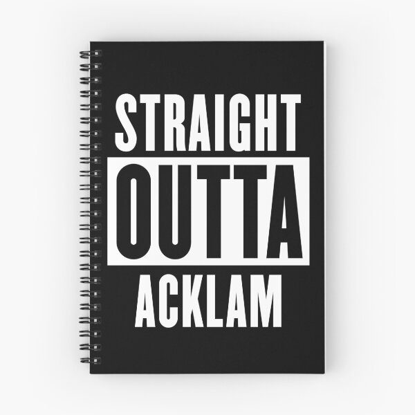 Item preview, Straight Outta Acklam designed and sold by Logo-A-GoGo.