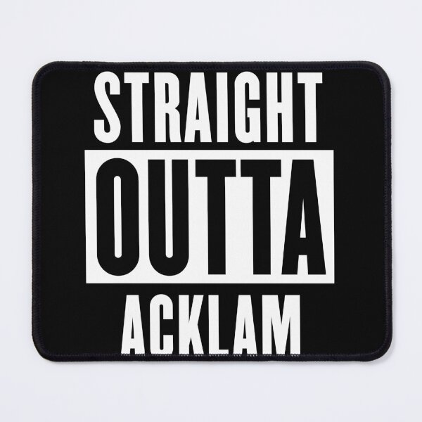 Item preview, Straight Outta Acklam designed and sold by Logo-A-GoGo.