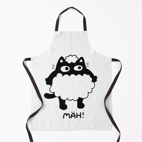 Item preview, Baa black white sheep cat designed and sold by loulou-artifex.