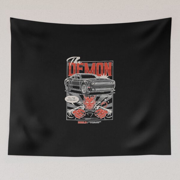 Item preview, Challenger Demon Automotive Car Illustration   designed and sold by RuthiBlick.