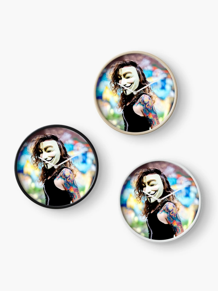 Thumbnail 3 of 4, Clock, Anonymous designed and sold by InjectedPhoto.