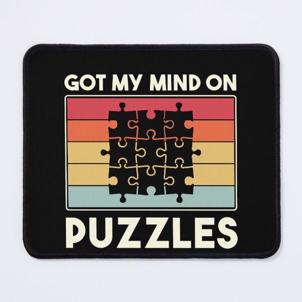 Item preview, Got my mind on Jigsaw Puzzles Funny Puzzler designed and sold by BlueBerry-Pengu.