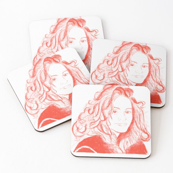 Item preview, Drawing Julia Robert American Actress Red Pencil designed and sold by Theopauwels.