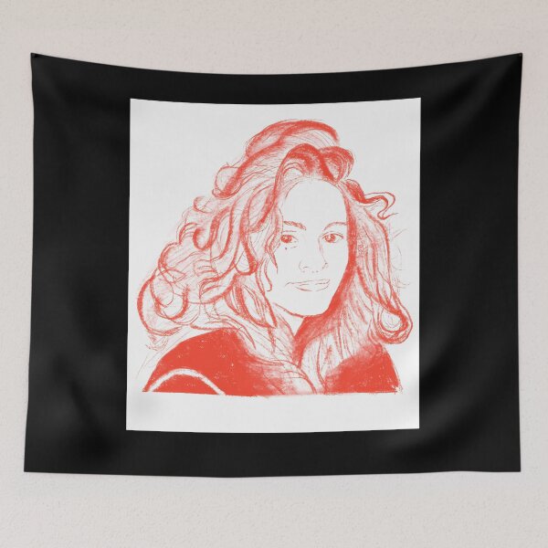 Item preview, Drawing Julia Robert American Actress Red Pencil designed and sold by Theopauwels.