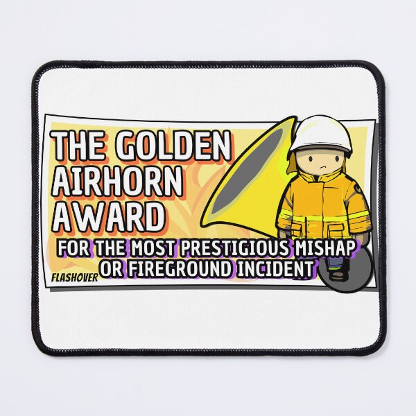 Item preview, Golden Airhorn Award designed and sold by Flashover.