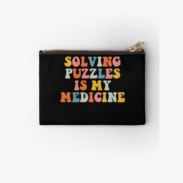 Item preview, Solving Puzzles is my Medicine Jigsaw Puzzles designed and sold by BlueBerry-Pengu.