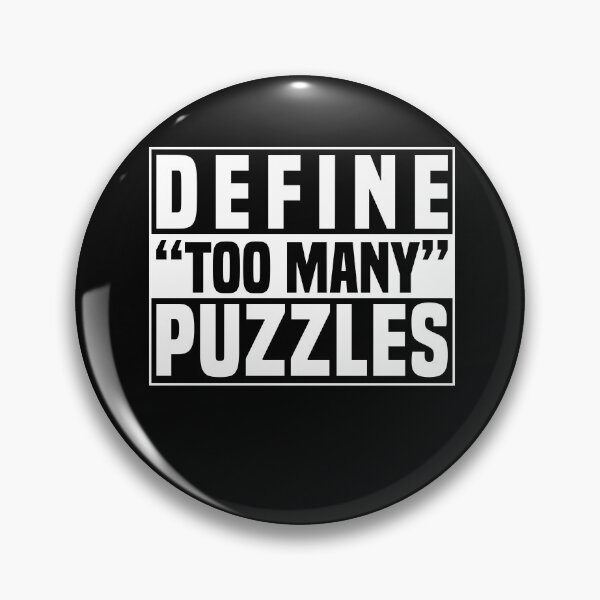 Item preview, Define Too many Puzzles Jigsaw Puzzle Lover designed and sold by BlueBerry-Pengu.