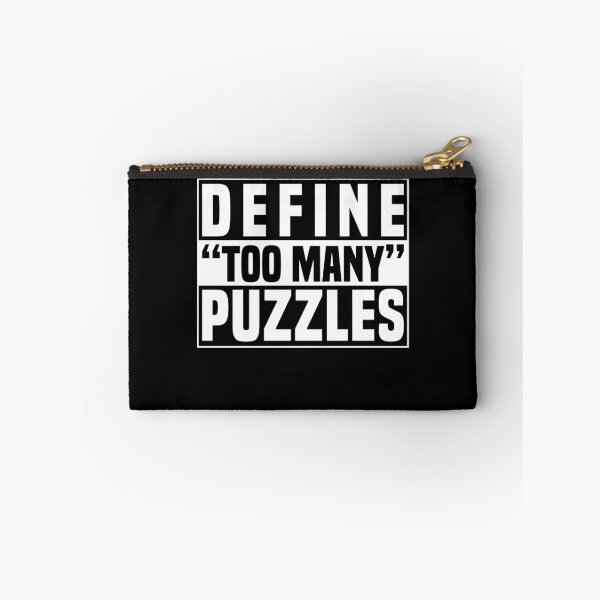 Item preview, Define Too many Puzzles Jigsaw Puzzle Lover designed and sold by BlueBerry-Pengu.