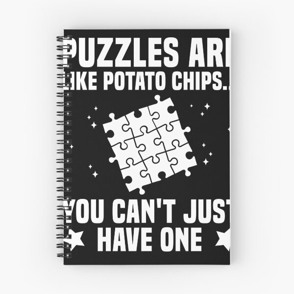 Item preview, Puzzles are like Potato Chips Jigsaw Puzzle Lover Funny designed and sold by BlueBerry-Pengu.