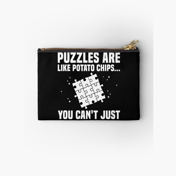 Item preview, Puzzles are like Potato Chips Jigsaw Puzzle Lover Funny designed and sold by BlueBerry-Pengu.