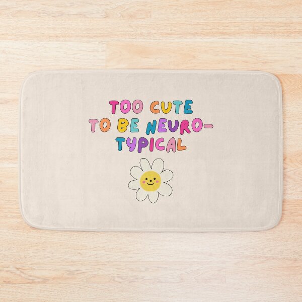 Item preview, Too cute to be neurotypical (Cream) designed and sold by mydoodlesateme.