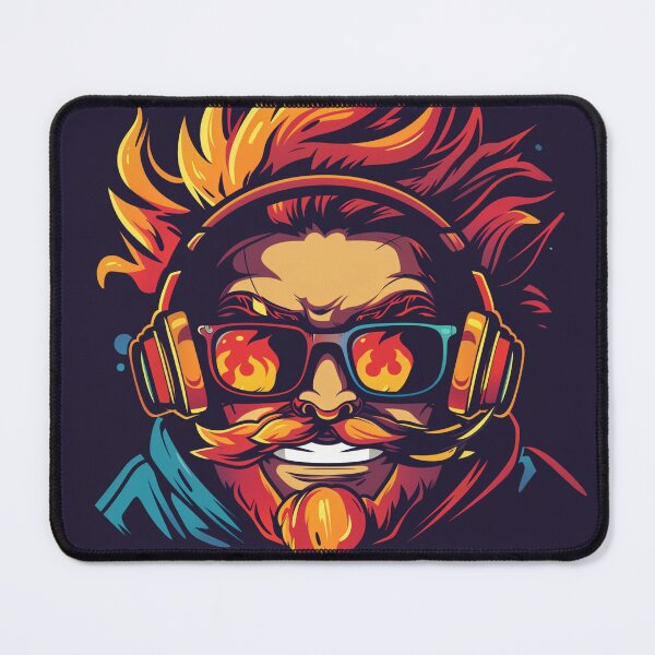 Item preview, Flaming Gamer Spirit. designed and sold by palmyst.