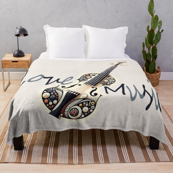 Item preview, Melodic Affection: Ornate Violin and Calligraphy designed and sold by FarBeyound.