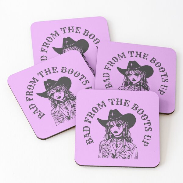Item preview, Bad from the boots up cowgirl designed and sold by retropetrol.
