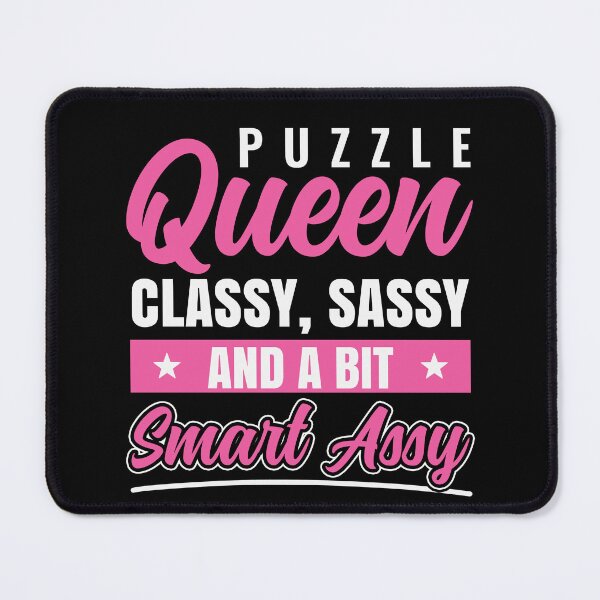 Item preview, Puzzle Queen Classy  Sassy Jigsaw Puzzler Women designed and sold by BlueBerry-Pengu.
