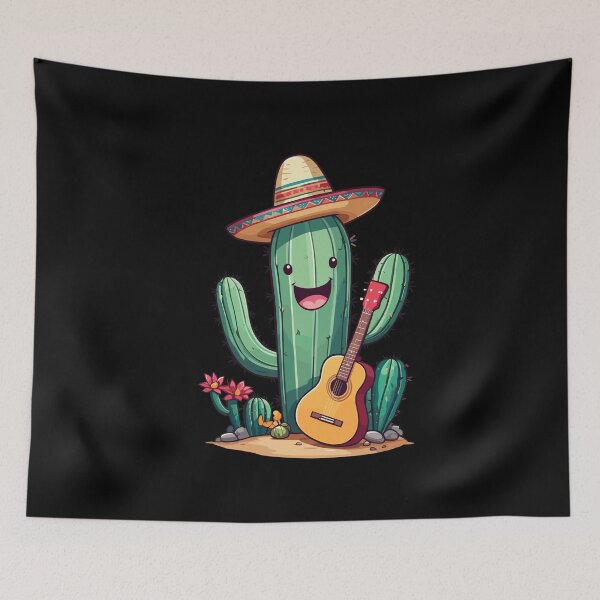 Item preview, Cactus Mariachi Guitar Player Cinco De Mayo designed and sold by LuminOrb.