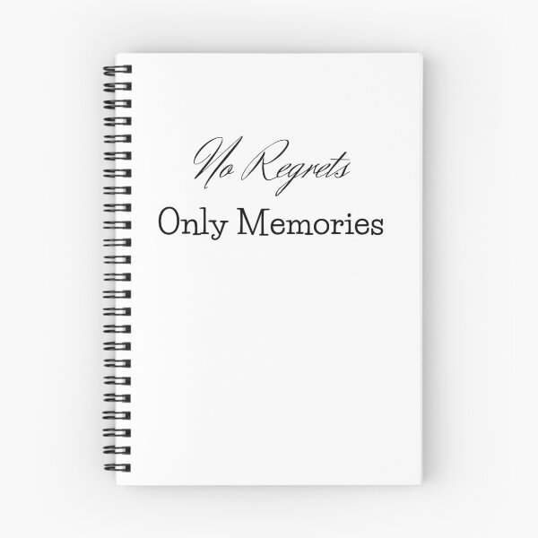 Item preview, No regrets only memories designed and sold by Echo Aesthetics.
