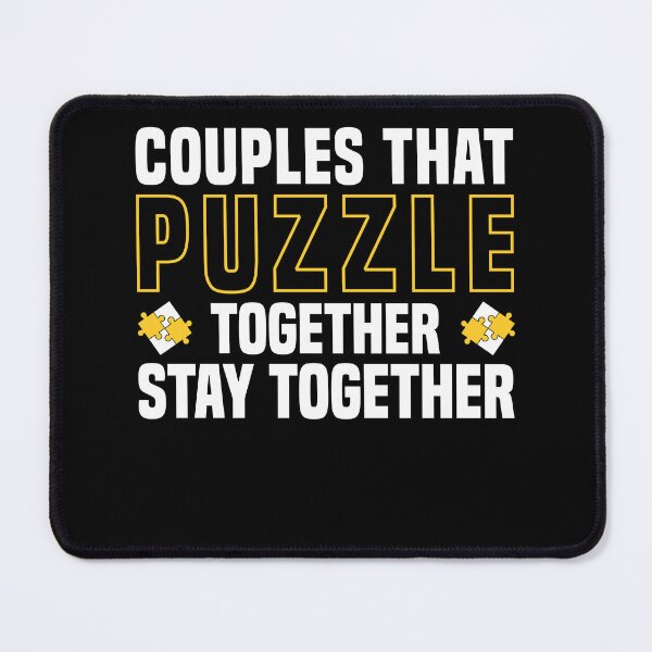 Item preview, Couples that Puzzle Together Stay Together Jigsaw Puzzles designed and sold by BlueBerry-Pengu.