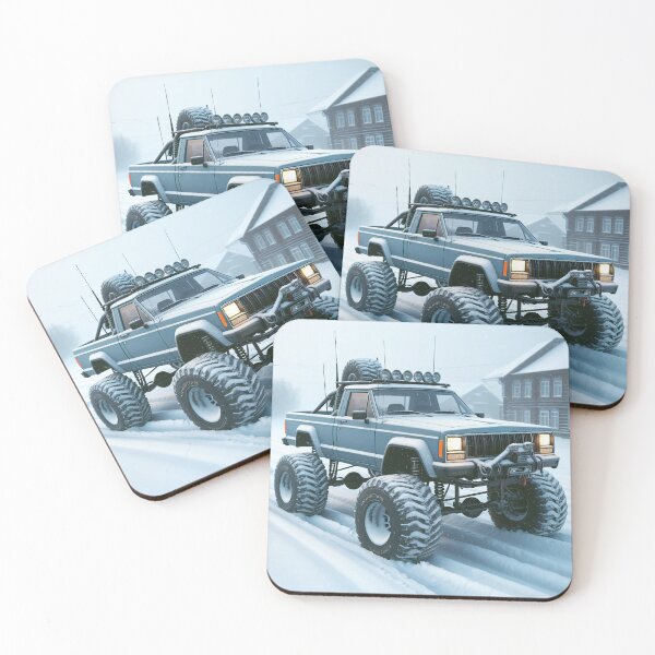 Item preview, Cherokee XJ 4x4 USA offroad Vintage old school vehicle  - snow pick up truck designed and sold by Off-Road-Zone.