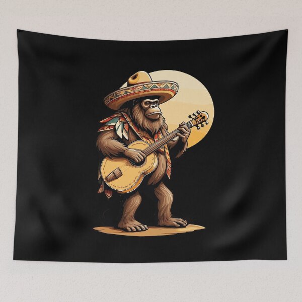 Item preview, Bigfoot Mexican Mariachi Guitar Music designed and sold by LuminOrb.