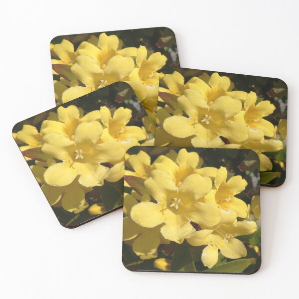 Item preview, Yellow Carolina Jasmine Blossom Close-Up designed and sold by taiche.