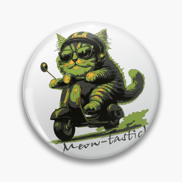Item preview, Meow-tastic Ridercat designed and sold by Soundzoot.