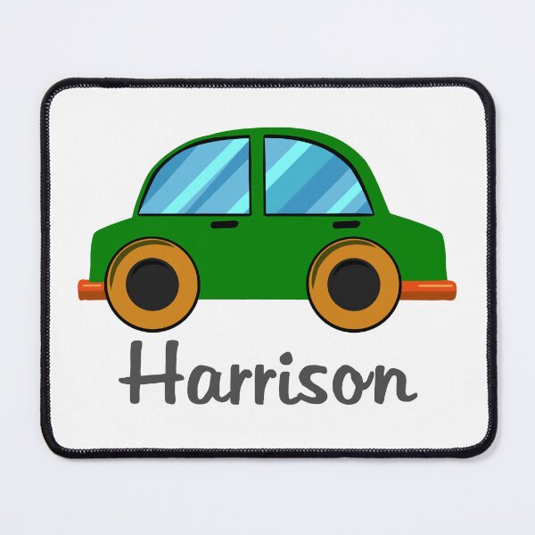 Item preview, Personalize your name in a Fun Green Car Design for Children designed and sold by charlypicazo.