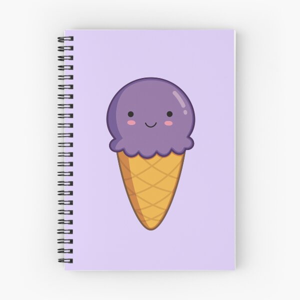 Item preview, Cute Ice Cream Cone (purple) designed and sold by LittlestWren.