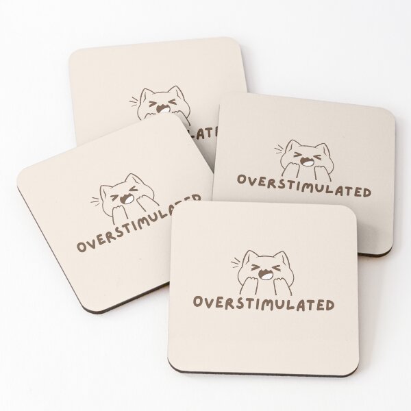 Item preview, Overstimulated Cat designed and sold by mydoodlesateme.