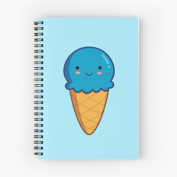 Item preview, Cute Ice Cream Cone (blue) designed and sold by LittlestWren.