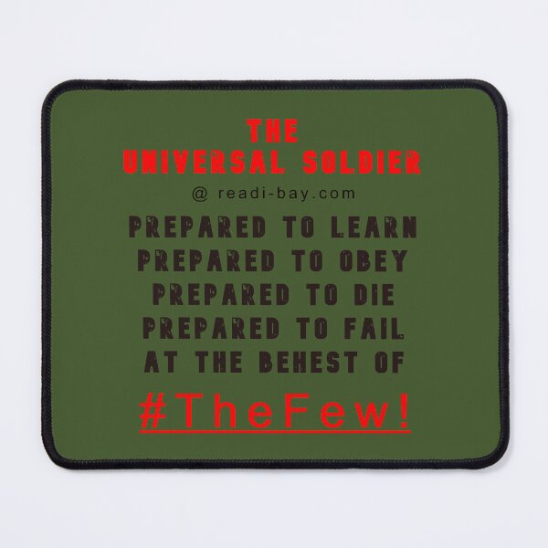 Item preview, The Universal Soldier - TheFew designed and sold by AlienAlmanac.