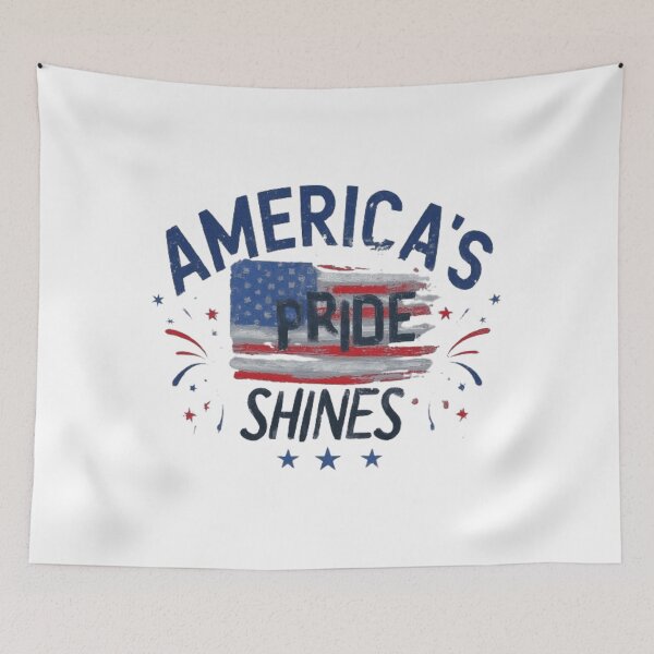 Item preview, America's Pride Shines Patriotic T-Shirt - Express Your Love for the USA designed and sold by SSulatul101.