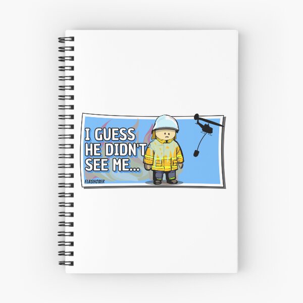 Item preview, I guess he didn't see me... designed and sold by Flashover.