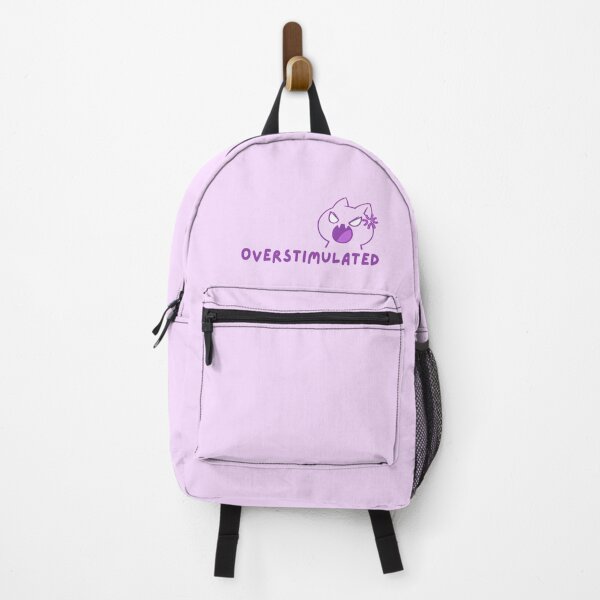 Item preview, Overstimulated Cat (Purple) designed and sold by mydoodlesateme.
