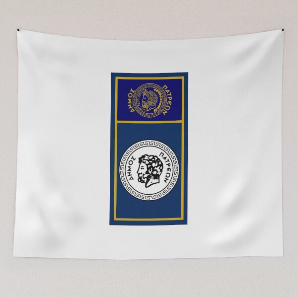 Item preview, Patras Flag & Coat of arms designed and sold by adamst555.