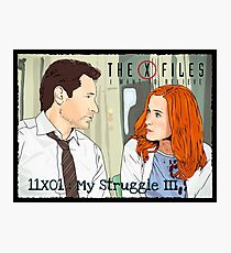 XF 11X01 My Struggle 3 Photographic Print