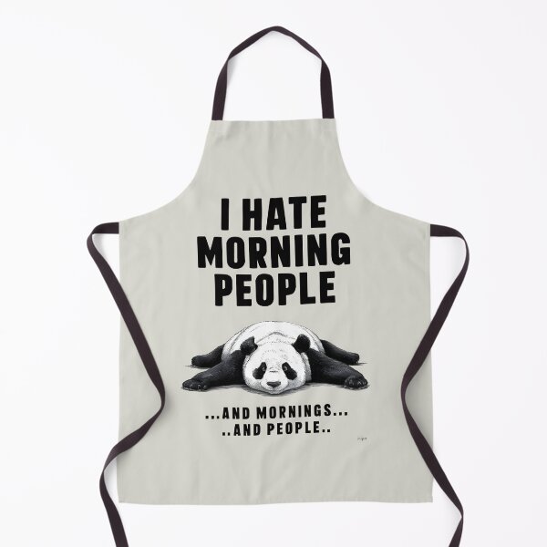 Item preview, I Hate Morning People: A Panda's Guide to Surviving Mornings designed and sold by AdesignTEE.