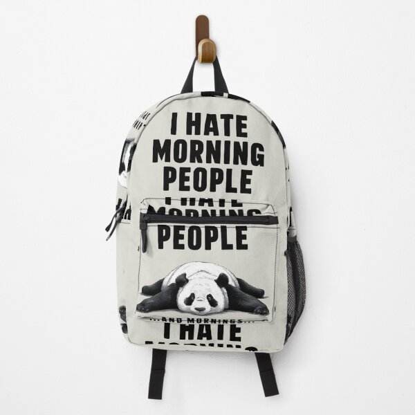 Item preview, I Hate Morning People: A Panda's Guide to Surviving Mornings designed and sold by AdesignTEE.