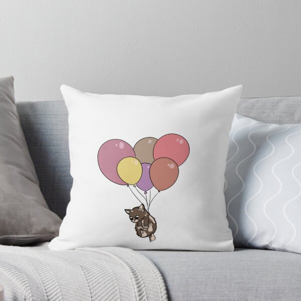 Item preview, Cat held up by balloons designed and sold by RuDigiart0.