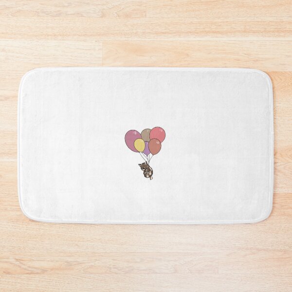 Item preview, Cat held up by balloons designed and sold by RuDigiart0.
