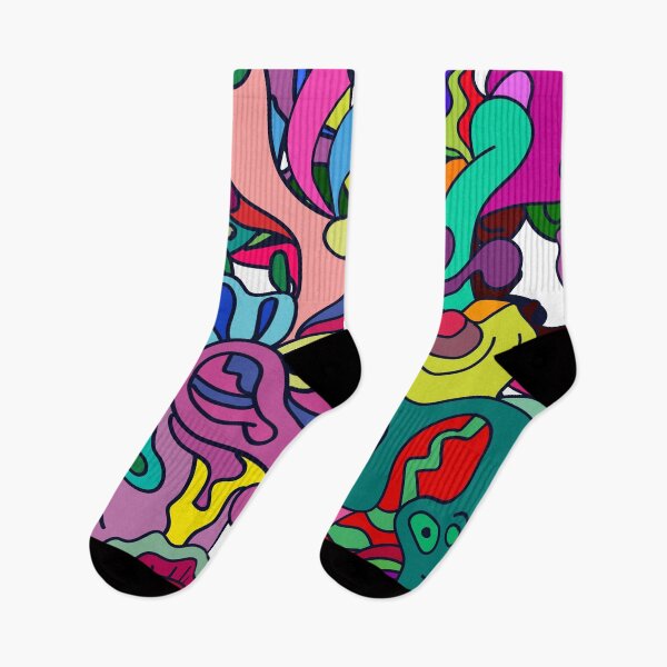 Item preview, Seeing You From A Distance Combination Color Doodle Pattern designed and sold by DJava-ArtO.