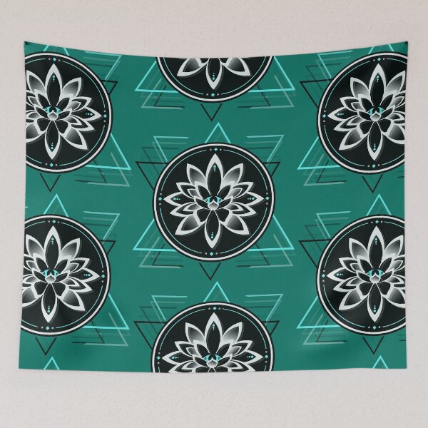 Item preview, Geometrical Lotus Symbol designed and sold by MellowGroove.