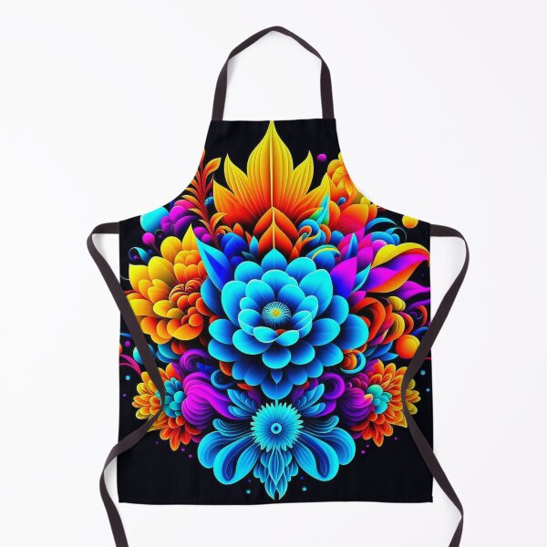 Item preview, 3D Flowers Trippy Hippy High Vibrational Floral Art designed and sold by FrequencyV.