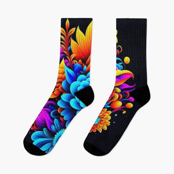 Item preview, 3D Flowers Trippy Hippy High Vibrational Floral Art designed and sold by FrequencyV.