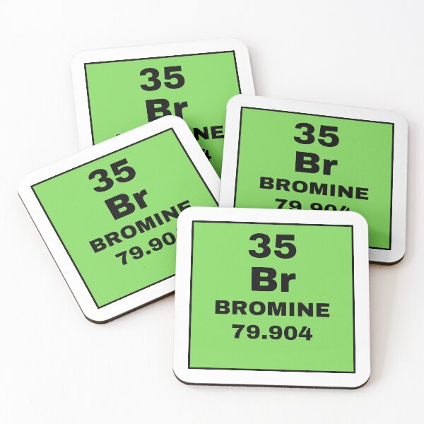 Item preview, Periodic Table Of Elements - 35 (Br) Bromine designed and sold by ArtsyCity.