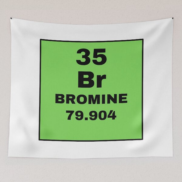 Item preview, Periodic Table Of Elements - 35 (Br) Bromine designed and sold by ArtsyCity.