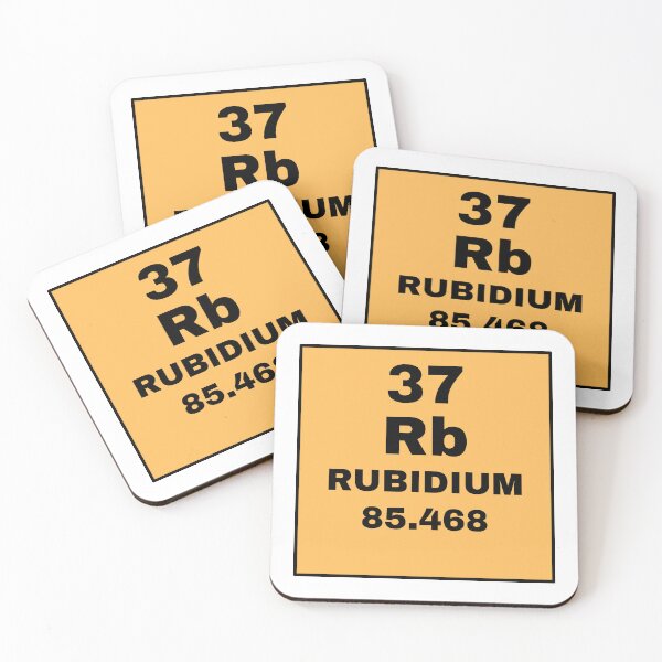 Item preview, Periodic Table Of Elements - 37 (Rb) Rubidium designed and sold by ArtsyCity.