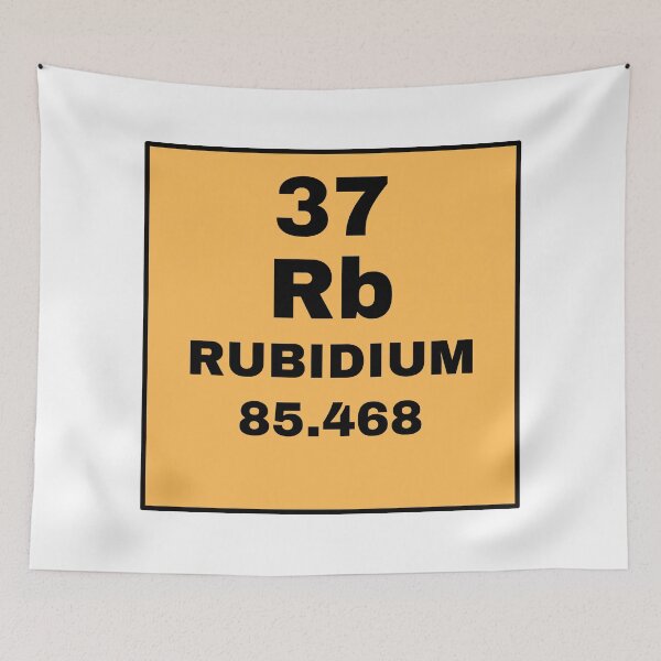 Item preview, Periodic Table Of Elements - 37 (Rb) Rubidium designed and sold by ArtsyCity.