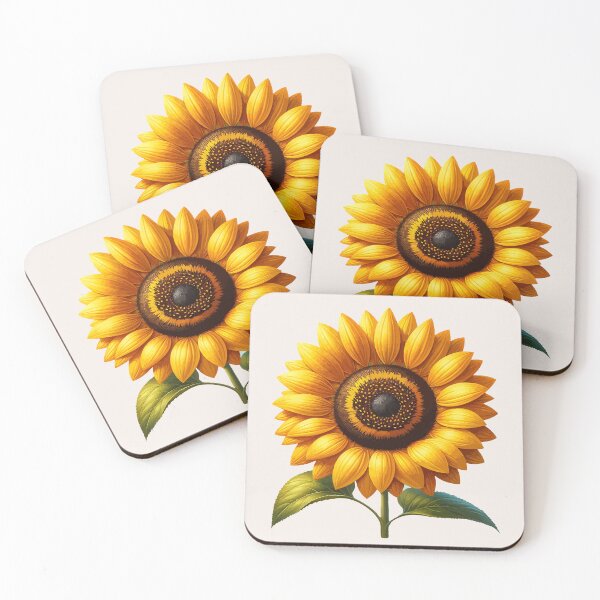 Item preview, Sunlit Serenity: Lush Sunflower Print designed and sold by FarBeyound.