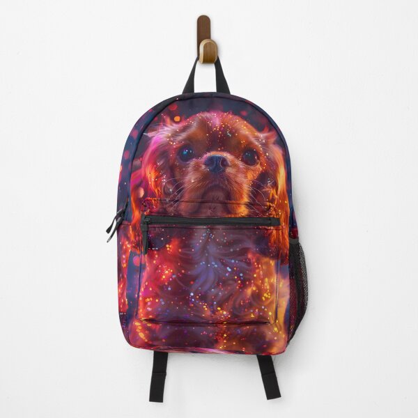 Item preview, Ruby Bliss: A Holographic Canine Delight designed and sold by AI-Only Creations.